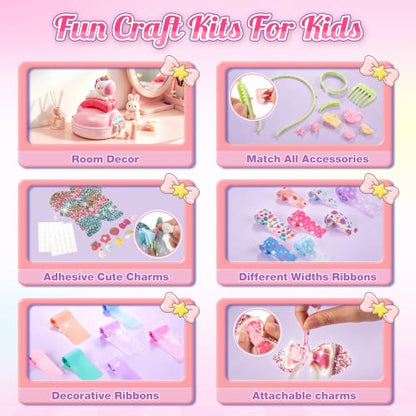 EFOSHM Bow Maker, DIY Hair Accessories for 5 6 7 Year Old Girls Gift