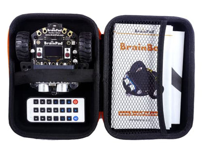 Pulse with Robot Kit, a MakeCode STEM Microcomputer for Coding Robots, Games, & Circuits