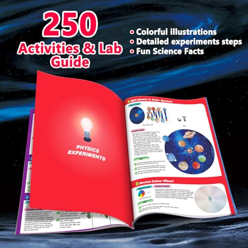 UNGLINGA 250+ Science Experiments Kits for Kids, Chemistry Set - style: science kit with 250 experiments