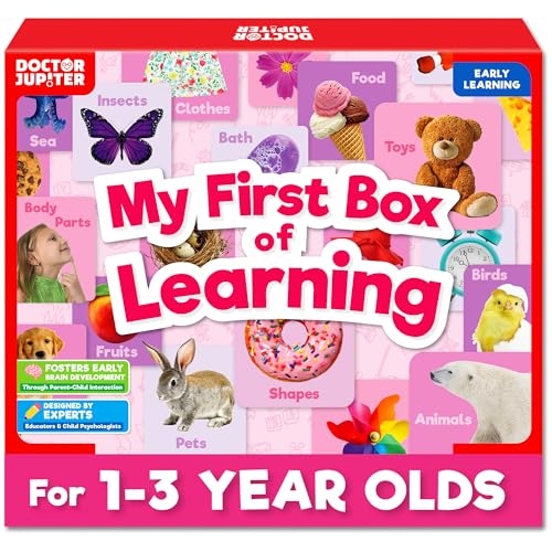 Doctor Jupiter Girls' First Box of Learning Toy Set for Kids Ages 1-3 Year Old - style: Girls' First Box of Learning: 1+
