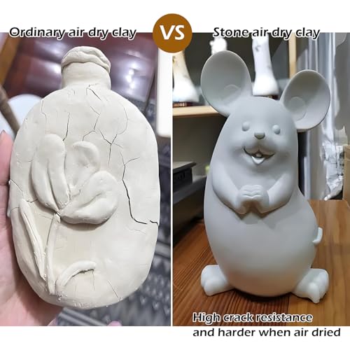 ReArt Air-Dry Clay Modelling, 2.2 pounds Ideal Advanced Sculptors All-Purpose Modeling Clay (Green) - color: Green
