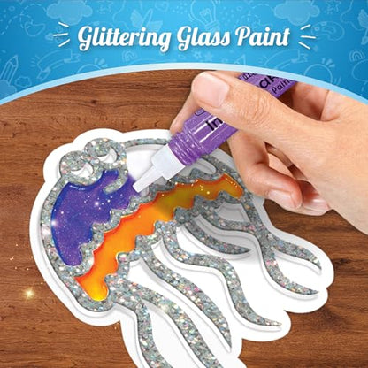 Imagimake DIY Jelly Stickers - Ocean, 10 Stickers, Low-Mess Art Kit - style: Ocean