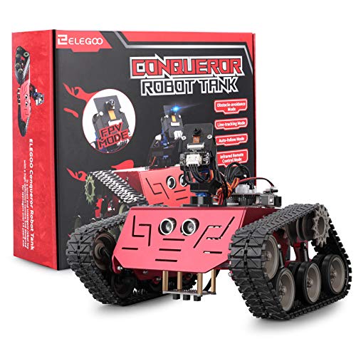 ELEGOO Conqueror Robot Tank Kit with UNO R3, Compatible with Arduino