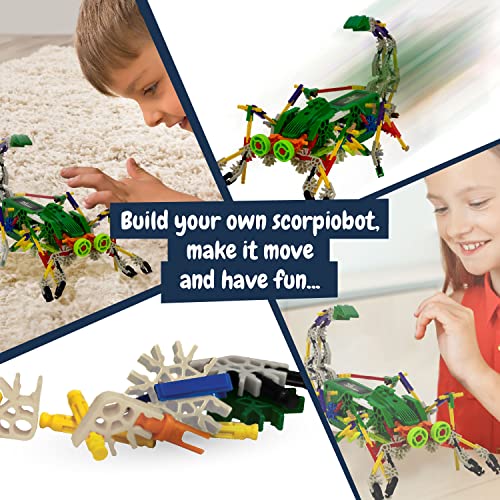 Science4you Scorpiobot Robotics Kit for Kids - Building Robot Toys for Kids 8-12 Year olds,161 Pieces, Stem Building Games, Gift for 8+ Year Olds Boys and Girls - style: Scorpiobot