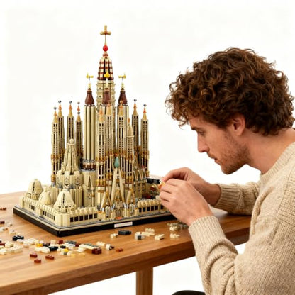 Spain Sagrada Familia Cathedral Church Building Sets,10045 PCS for Adult - style: Sagrada Familia