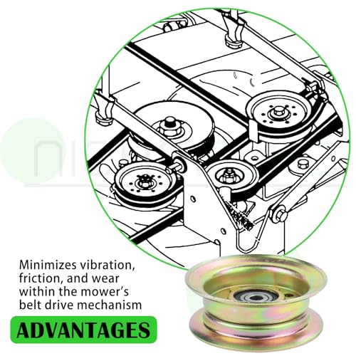532177968 Idler Pulley for Craftsman Husqvarna Z254 YTH18542 Deck - color: A07 1x532177968