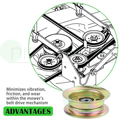 532177968 Idler Pulley for Craftsman Husqvarna Z254 YTH18542 Deck - color: A07 1x532177968