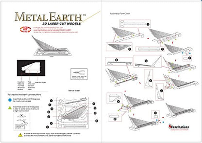 Metal Earth Fascinations Sundial Bridge 3D Metal Model Kit
