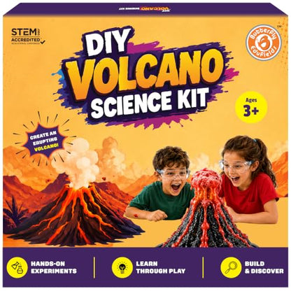 Butterfly Edufields Volcano Science Kit | STEM Education | Erupting Volcano Science Kit for Kids | Easter Gifts for Kids | Learning & Education Toys | Fun Gift for Boys & Girls | Science Experiments - style: Valcono Kit