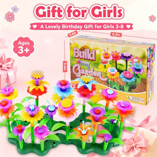 99pcs Flower Garden Building Toys Set - STEM Montessori Toys for Girls - size: Super Set - 99pcs
