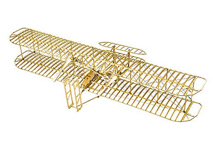 Viloga 3D Wooden Puzzles for Adults, DIY Wright Brothers Flyer Model Aircraft, Laser Cut Balsa Wood Airplane Kits to Builds, Perfect Hobby Models Plane Gift for Adult Teens
