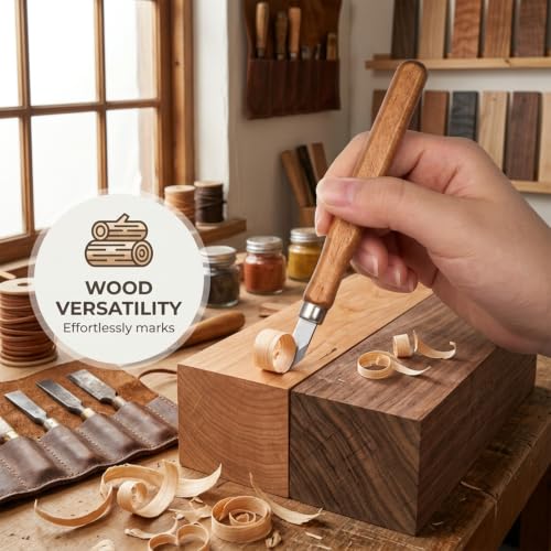 2 Pack Woodworking Marking Knife, Wood Marking Knife Dual
