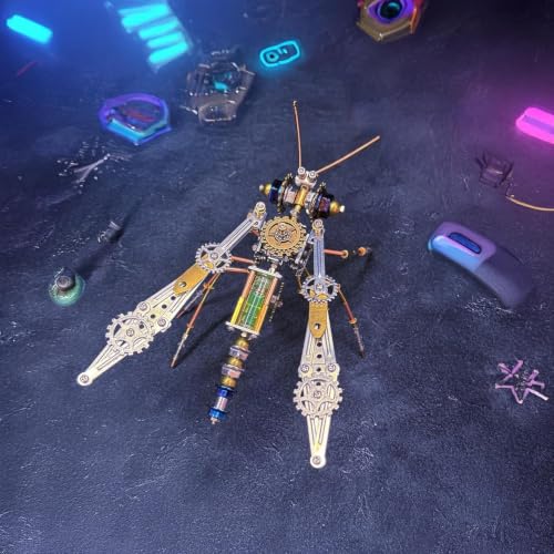 3D Metal Puzzles for Adults Teens-160+Pcs-Mechanical Mosquito Bee Insect Models-3 Hours to Build-Ideal for Birthday Gifts and Decorations (Mechanical Mosquito) - style: Mechanical mosquito