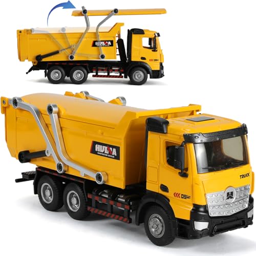 Dump Truck Toy with Movable Cap for Boys 1/50 Construction Vehicle Model