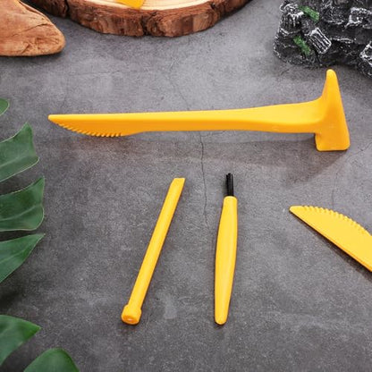 Garneck 10 Sets Dinosaur Digging Tools for Kids Excavation Tool Set