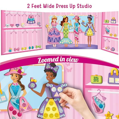 Imagimake DIY Magnetic Dress-Up Princess, 30 Magnetic Dresses & Accessories - style: Princess