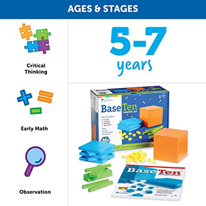 Learning Resources Brights! Base 10 Starter Set - style: Brights! Starter Set