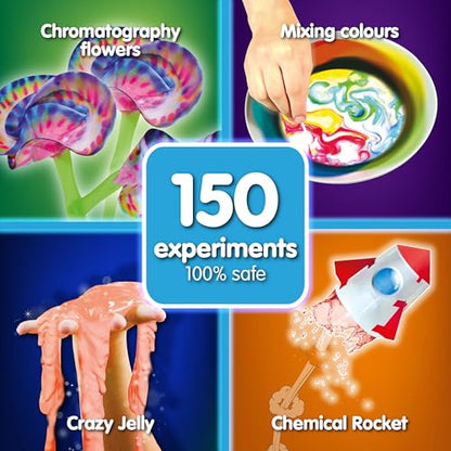 Science4you 150 Science Experiments for Kids Ages 8-12 - Super Science Kits for Kids, Chemistry Set + Stem Toys, Gifts for Boys and Girls Age 8 9 10+ - style: Science Kit age 8-12