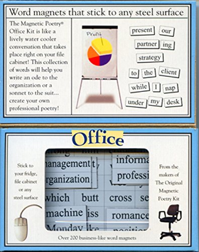 Magnetic Poetry - Office Kit - Words for Refrigerator - Write Poems and Letters on the Fridge - Made in the USA - style: Office Kit
