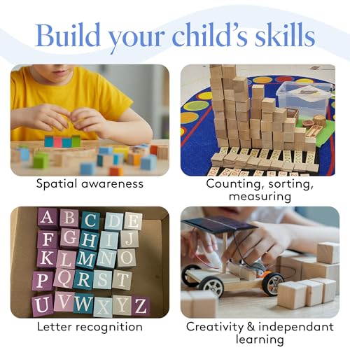 DIY Wooden Cubes 1/4-inch, Pack of 100 Small Blank Wooden Blocks, Unfinished Wood Blocks for Crafts, STEM, Dice, and Building Blocks for Stacking, by Woodpeckers - size: 1/4 inch