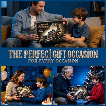 Mechanical Scorpion Building Set, 1074PCS Animal Construction Toy, Biomimetic Mechanical Toys with Movable Claws, Christmas Birthday Gifts for Boys Ages 8-12 & Teens Adults - size: SCORPION