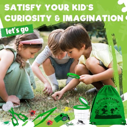 Kids Explorer Kit – Bug Catcher with Binoculars & Safari Costume Vest