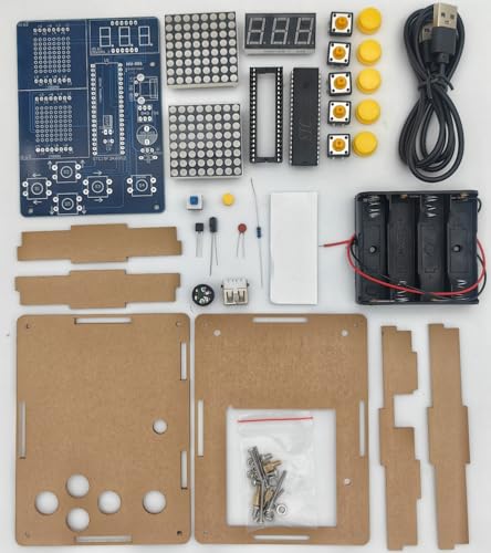DIY Retro Game Soldering Project Kit, Electronic Practice Soldering Kit