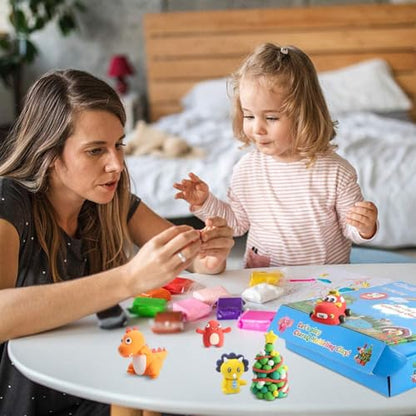 Air Dry Clay Kit for Kids – 50 Colors 15g Each, Non-Toxic Modeling Clay Set - color: 50 Colors