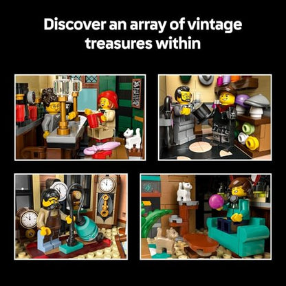 LEGO Icons Tudor Corner Building Set for Adults 18+ - DIY Miniature House Kit - Collectible Mini House Building Set for Men and Women - Crafting Gift for Adults - 10350