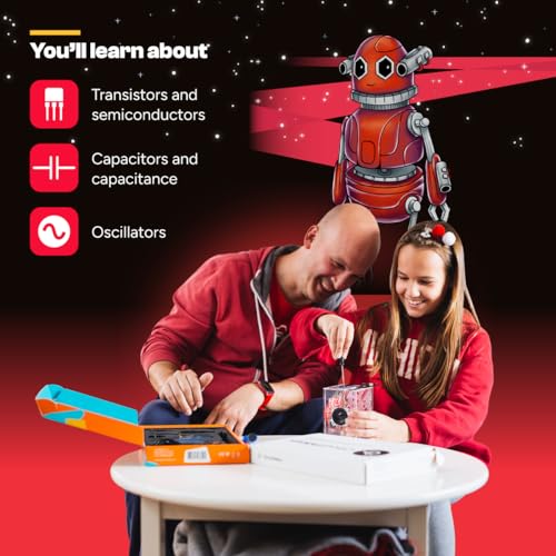 CIRCUITMESS Capacitron Science Kit for Unisex Children, Ages Kid, STEM, Coding Skills