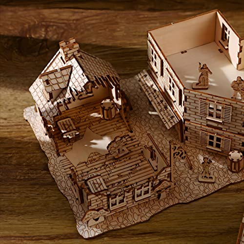 3D Wooden Puzzles War Zone 1942: Lane Warfare Model Kits, Brainteaser and Puzzle for Christmas/Birthday,Gifts for Adults and Teens to Build Combination - style: War Zone