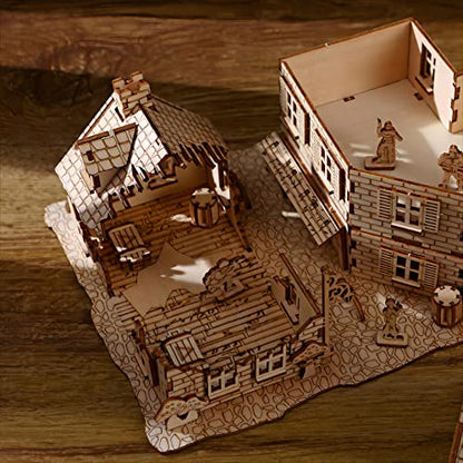 3D Wooden Puzzles War Zone 1942: Lane Warfare Model Kits, Brainteaser and Puzzle for Christmas/Birthday,Gifts for Adults and Teens to Build Combination - style: War Zone