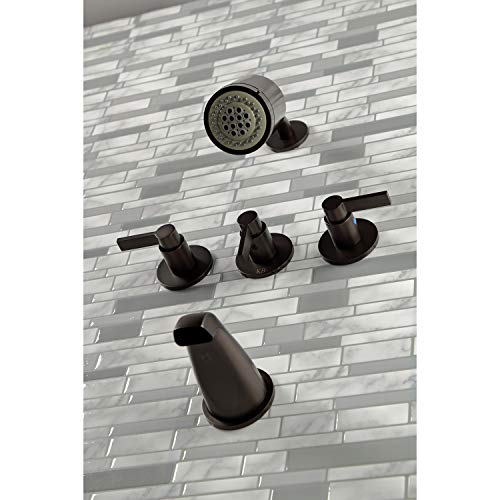 Kingston KBX8135NDL Tub and Shower Faucet, Oil Rubbed Bronze - color: Oil Rubbed Bronze
