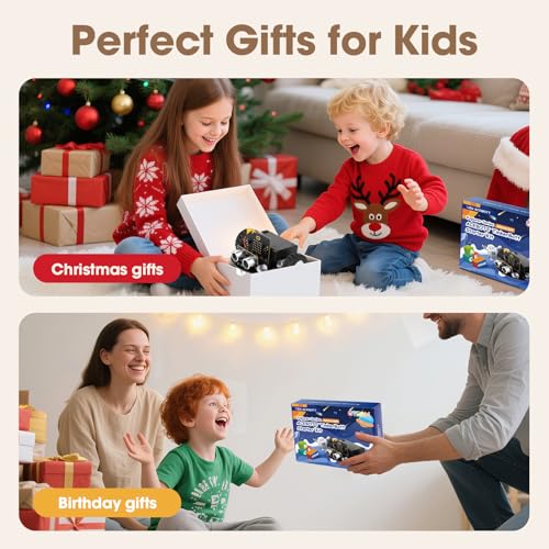 ACEBOTT Robotics for Kids Ages 8–12 12-16, Smart Robot Car Kit Compatible with BBC Micro:bit V2,STEM Toys Coding Robot Kit Compatible with LEGO,Gift for Kids and Teens(Included Micro:Bit) Controller - color: Blue-a