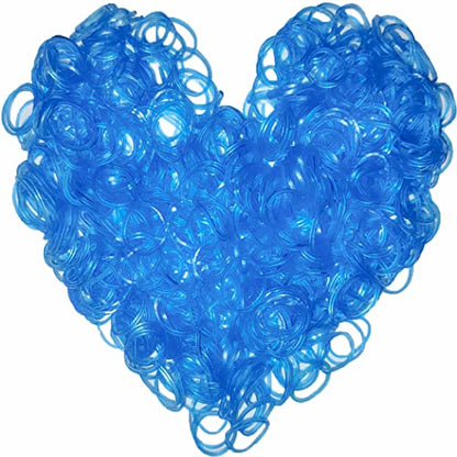 Loom Rubber Band Refill, Luminous Blue 900 Pcs. - color: Luminous Blue