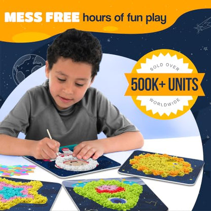 jackinthebox Poke Art Space Crafts Kits for Boys Kid, Activity Toy Ages 4-8 - style: Space