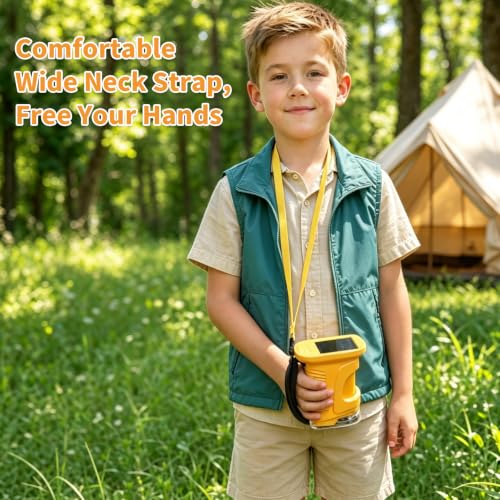 1000X Handheld Microscope for Kids,Mini Pocket Digital Microscope-Yellow - color: Yellow