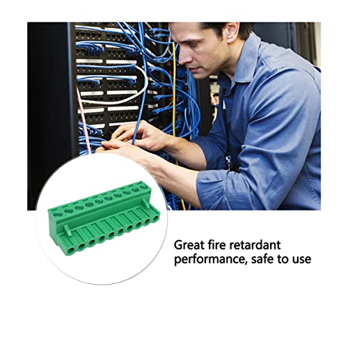 10Pcs 10-Pin 5.08mm Pluggable PCB Terminal Block Adapters - size: 10pcs 10P 5.08mm