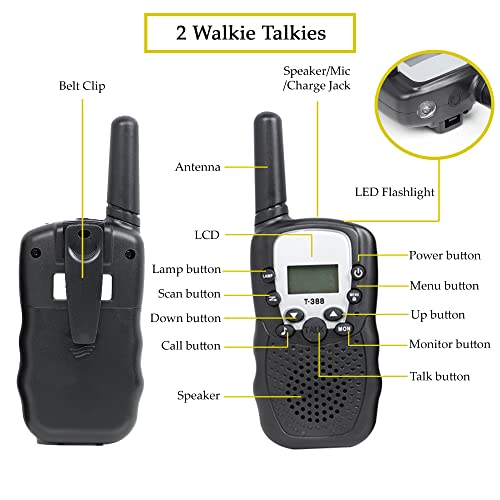 Outdoor Adventure Set for Kids - Camouflage Camping Exploration Toys with Walkie-Talkies - Backyard Explorer Gear for Boys and Girls