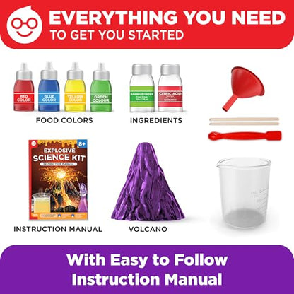 Doctor Jupiter Explosive Science Experiments Kit for Kids Ages 8+ - style: Explosive Kit: 8+
