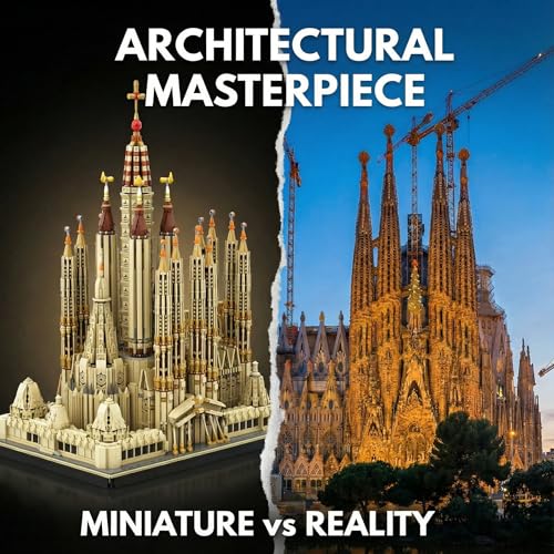 Sagrada Família - Spain Church Building Sets,10328 PCS Cathedral for Adults - color: Sagrada Família