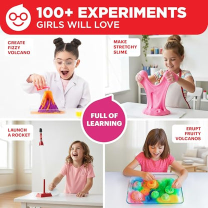 Doctor Jupiter Girls' First Amazing Science Experiments Kit for Ages 4+ - style: Girls' First Amazing Science Kit: 4+