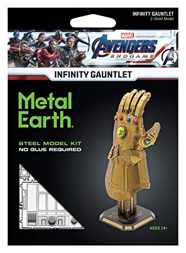 Fascinations Metal Earth Marvel Avengers Infinity Gauntlet 3D Metal Model Kit
