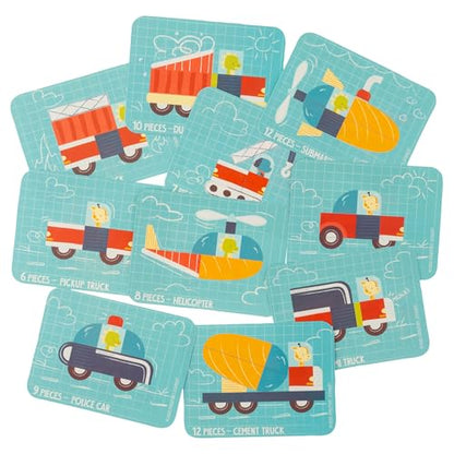 Stephen Joseph Magnetic Activity Set for Kids, Transportation 50-Piece Set - color: Transportation