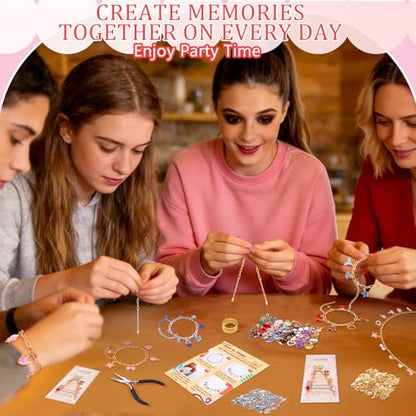 Wurosi 769Pcs Paperclip Charm Bracelet Kit for DIY Christmas Handcraft Gift - color: 769 Pcs Gold & Silver Bracelet