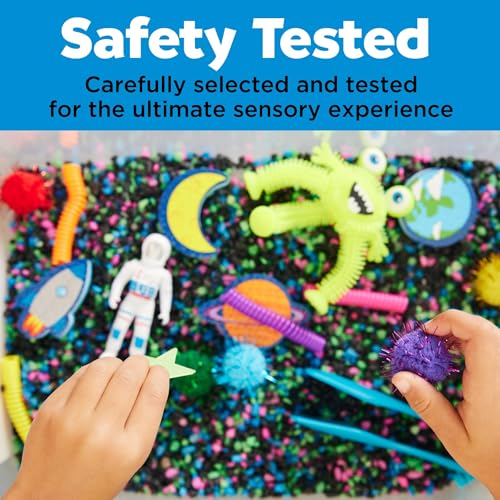Creativity for Kids Sensory Bin: Outer Space Toys - Preschool and Toddler Sensory Toys, Kids Gifts for Boys and Girls Ages 3-5+, 10.25 x 14.5 x 4.75 inches - style: Outer Space