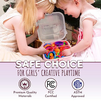 Orian Jewelry Making Kit for Girls, 550+ Pop Beads, Bracelet & Necklace - size: 550+ Piece Set