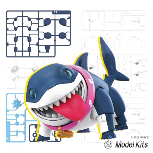 Marvel Rivals, Jeff the Land Shark, Model Kit, Assembly Required, 71 Pieces, Age 14+