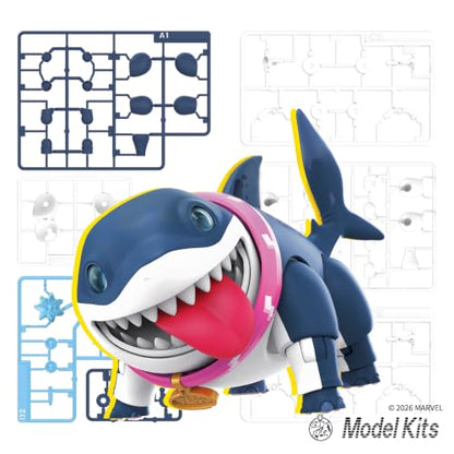 Marvel Rivals, Jeff the Land Shark, Model Kit, Assembly Required, 71 Pieces, Age 14+