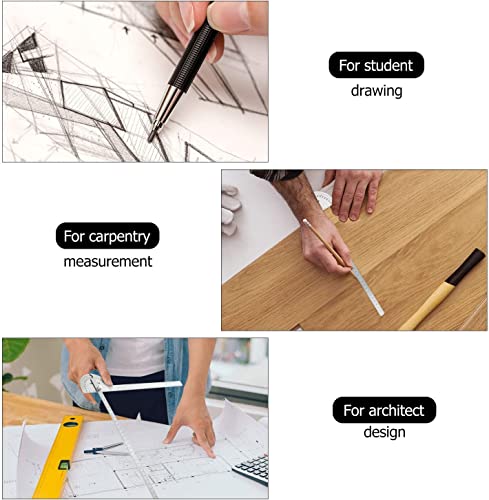 Utoolmart Brass Straight Ruler, 15cm / 5.9-inch Double-Sided Scale Ruler, Measuring Tool for Engineering Office Architect and Drawing 1 Pcs - size: 15cm red copper